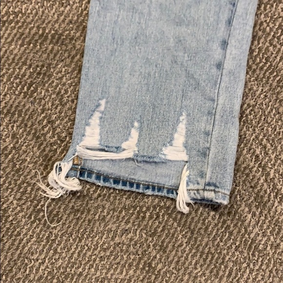 PISTOLA Charlie High Rise Straight in Blue Skies - Picture 7 of 14